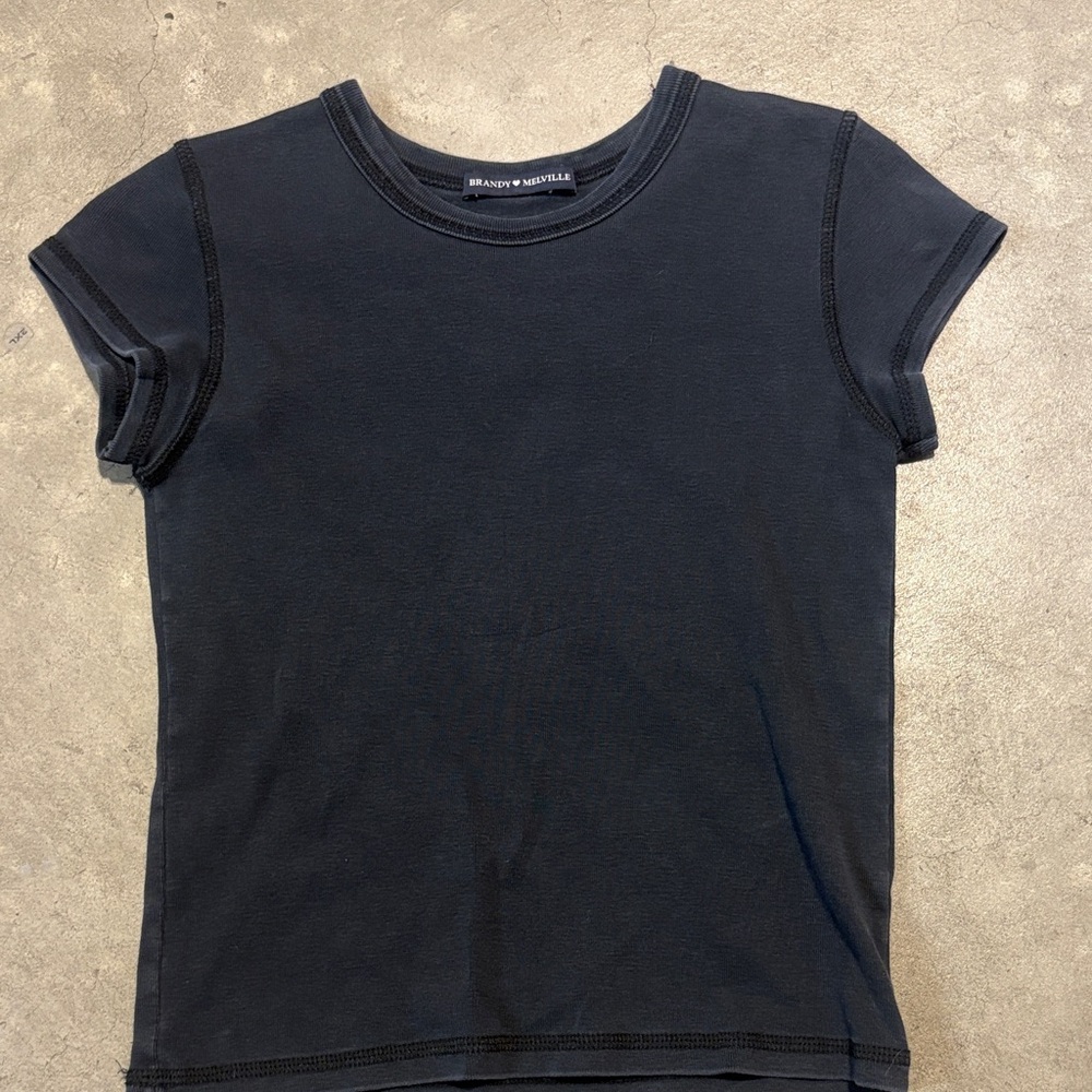 Brandy Melville Black Crop Top